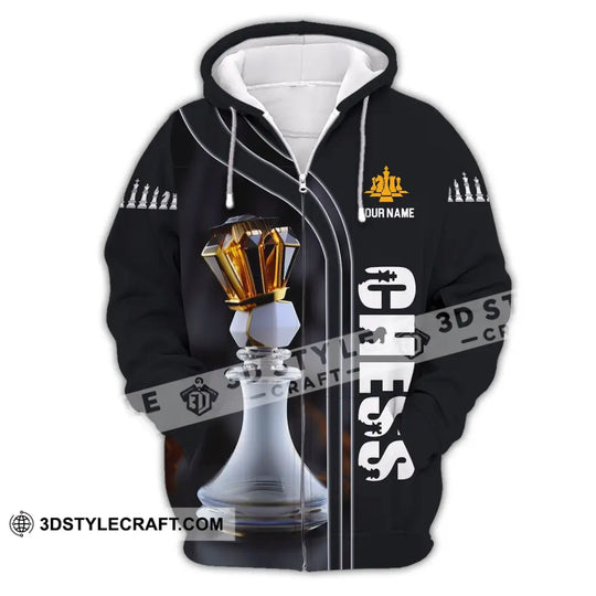 Unisex Shirt, Custom Name Chess Shirt, Chess Lover Hoodie Shirt Polo Long Sleeve Shirt style option 3