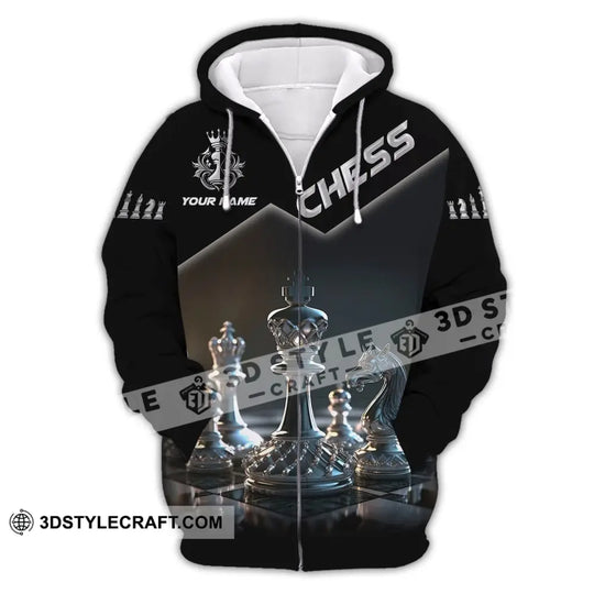 Unisex Shirt, Custom Name Chess T-Shirt, Shirt for Chess Club, Chess Lover Clothing style option 3