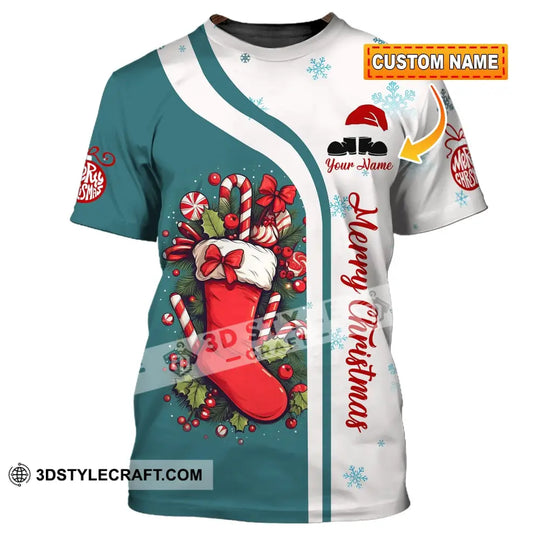 Unisex Shirt, Custom Name Christmas Shirt, Christmas Polo Long Sleeve, Merry Christmas T-Shirt style option 1