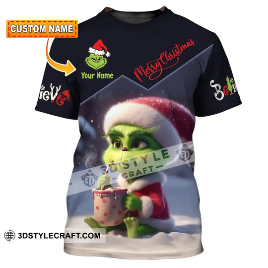 Unisex Shirt, Custom Name Christmas Shirt, Christmas Polo Long Sleeve, Merry Christmas T-Shirt style option 1
