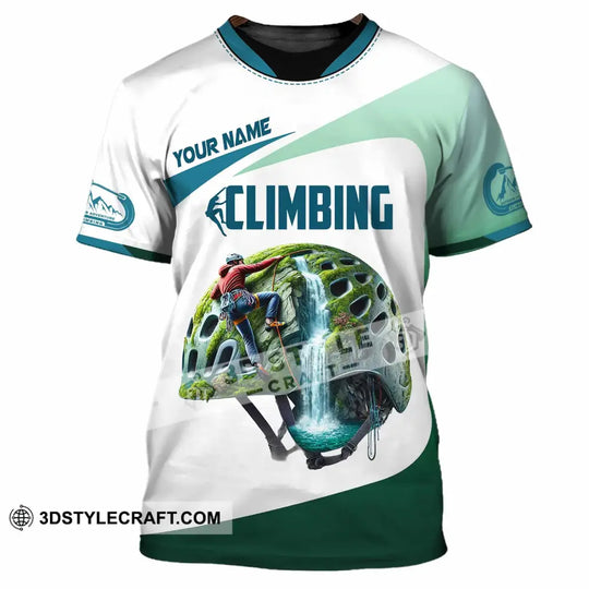 Unisex Shirt, Custom Name Climbing Shirt, Gift for Climbing Lover style option 2