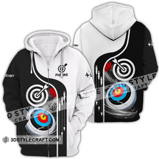 Unisex Shirt - Custom Name Color Sport Shirt, Archery Classic style option 4