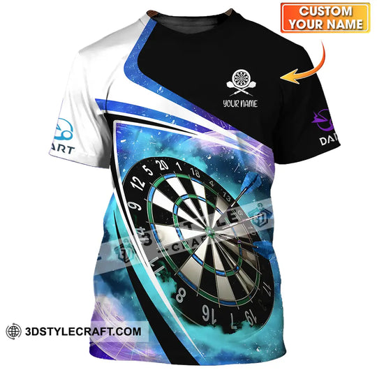 Unisex Shirt - Custom Name Darts Galaxy Shirt style option 1