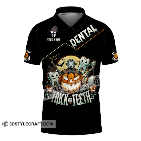 Unisex Shirt, Custom Name Dentist Shirt, Dental Halloween T-Shirt, Gift for Dentist style option 4
