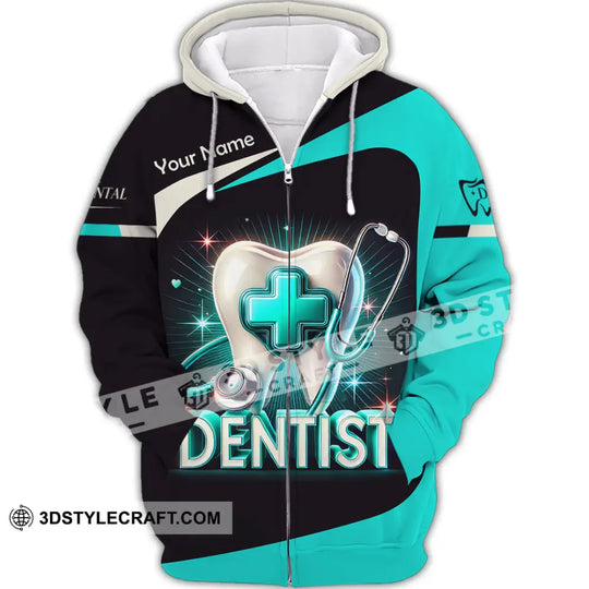Unisex Shirt, Custom Name Dentist Shirt, Dental T-Shirt, Gift for Dentist style option 3