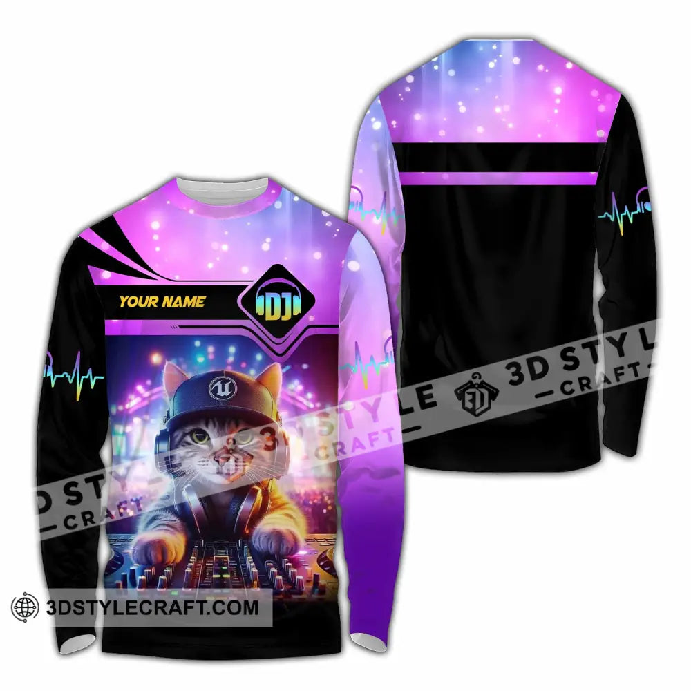 Unisex Shirt Custom Name Disc Jockey Dj Hoodie Polo Long Sleeve / S T-Shirt