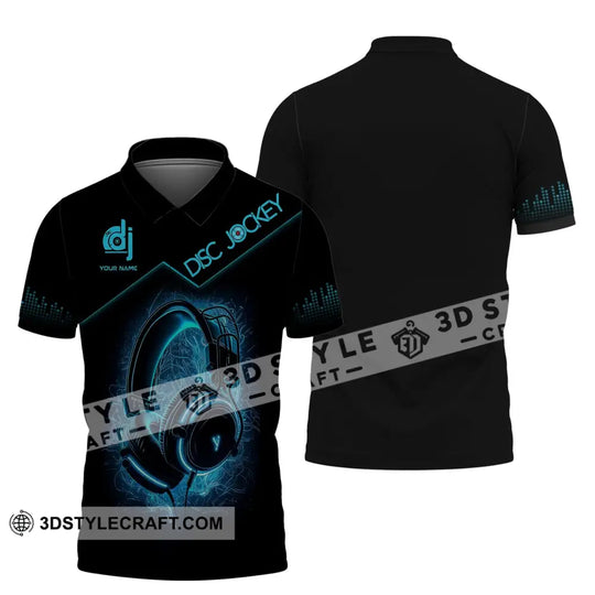 Unisex Shirt, Custom Name Disc Jockey T-Shirt, Gift For DJ, Music Lover Gift style option 3