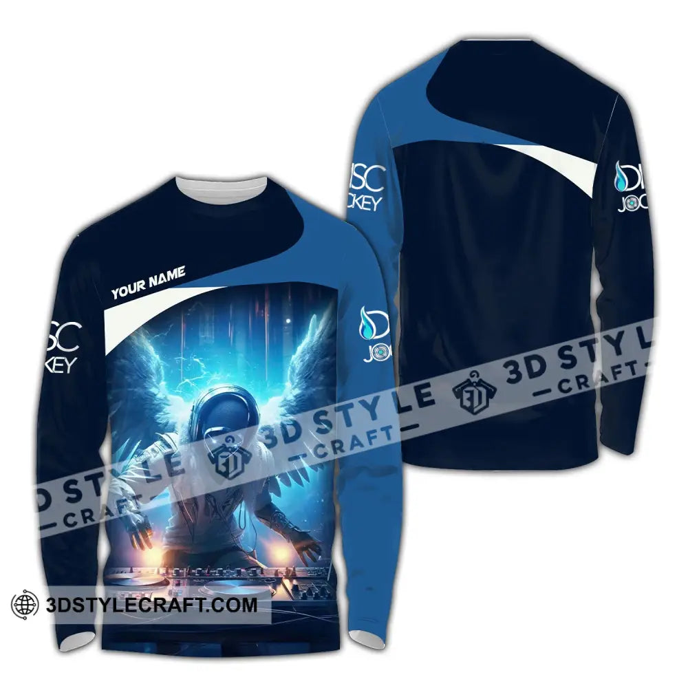 Unisex Shirt Custom Name Dj Gift For Long Sleeve / S T-Shirt