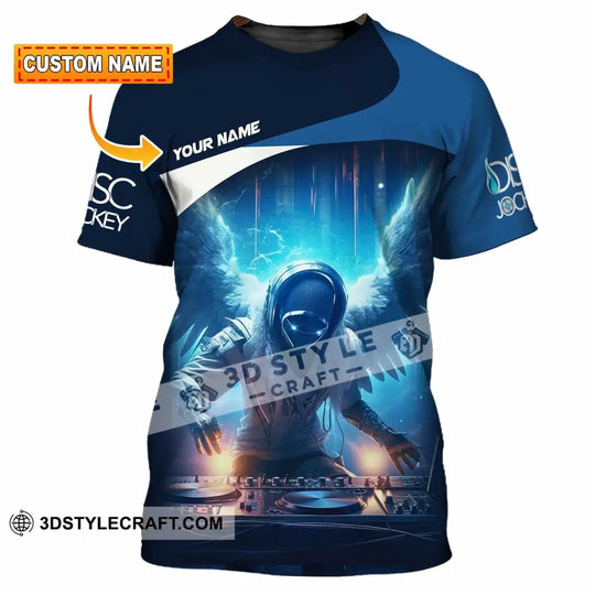 Unisex Shirt, Custom Name DJ Shirt, Gift for DJ style option 1