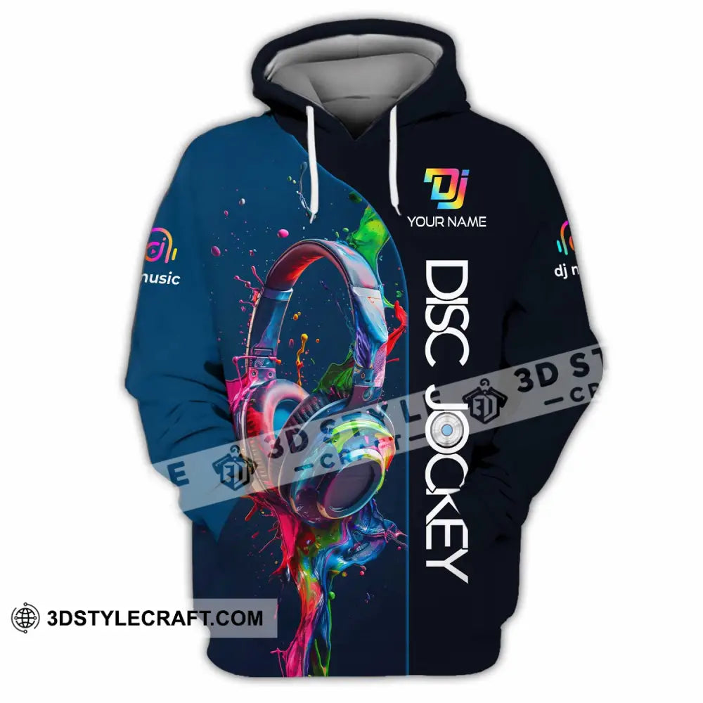 Unisex Shirt Custom Name Dj Hoodie Polo Long Sleeve / S T-Shirt