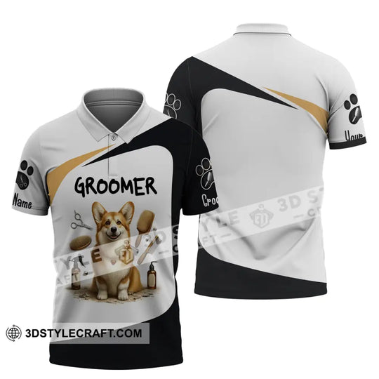 Unisex Shirt, Custom Name Dog Groomer Shirt, Dog Grooming T-Shirt, Dog Groomers, Shirt for Dog Groomers style option 4