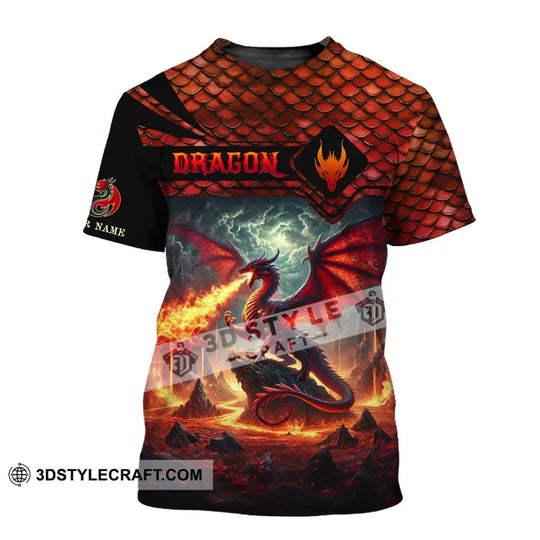 Unisex Shirt, Custom Name Dragon Shirt, Dragon T-Shirt Hoodie Long Sleeve Shirt style option 2