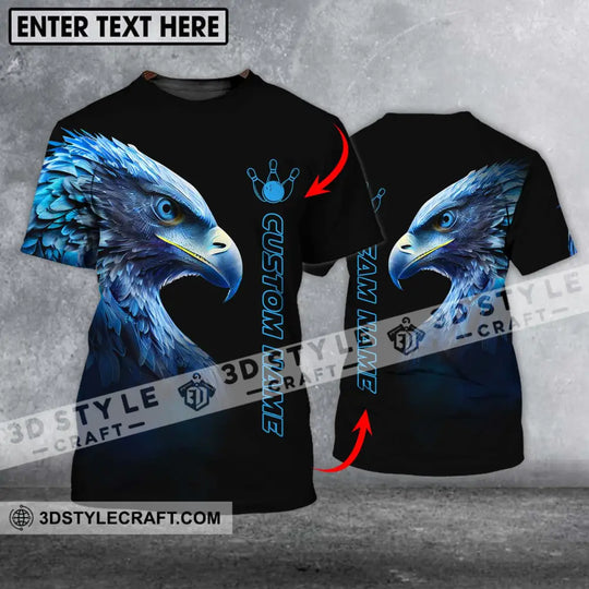 Unisex Shirt - Custom Name Eagle Shirt - Shirt for Eagle Lover - 3D Eagle T-Shirt style option 1