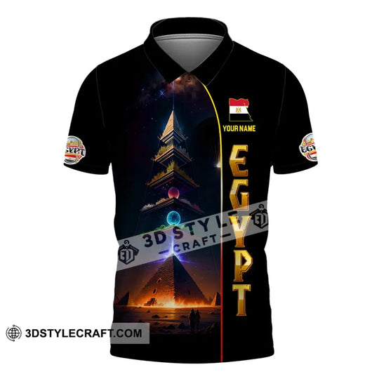 Unisex Shirt, Custom Name Egypt Shirt, Egypt Polo Long Sleeve, Egypt Gift style option 4