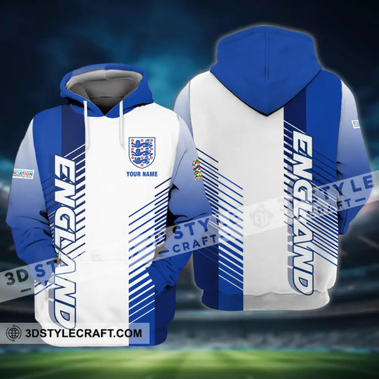 Unisex Shirt - Custom Name England Euro 2024 Shirt style option 4
