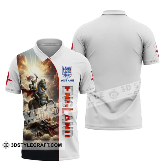 Unisex Shirt, Custom Name England Shirt, England Knight Shirt, Gift for English style option 4