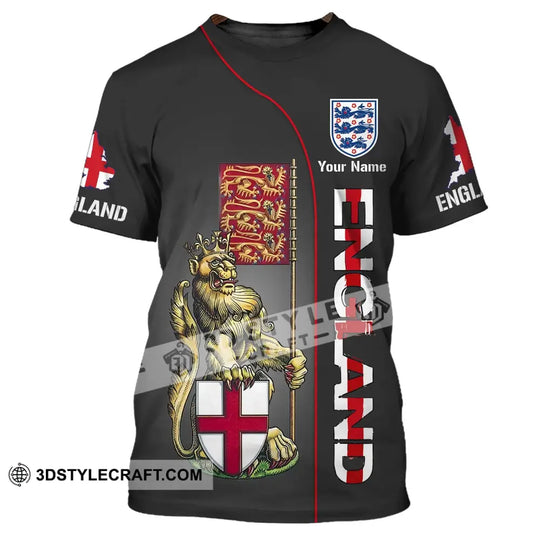 Unisex Shirt - Custom Name Shirt - England Shirt Custom Name style option 2