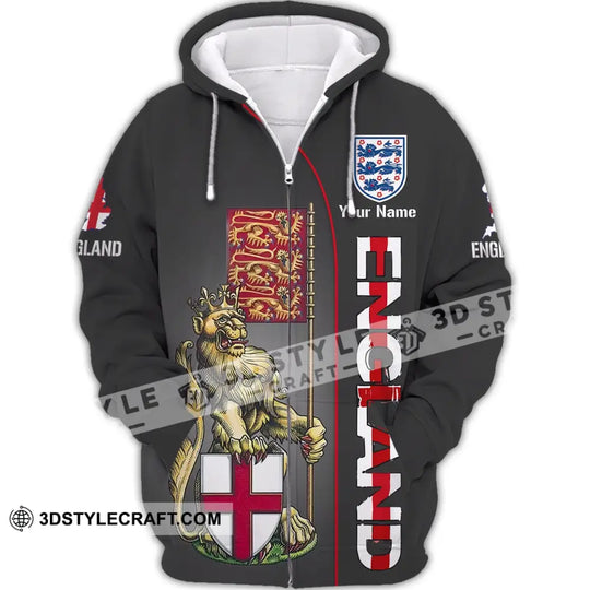 Unisex Shirt - Custom Name Shirt - England Shirt Custom Name style option 4