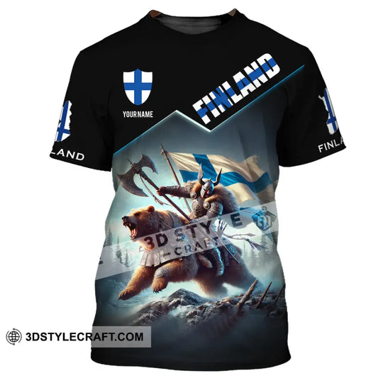 Unisex Shirt, Custom Name Finland Shirt, Finland T-Shirt, Finland Lover Gift style option 2
