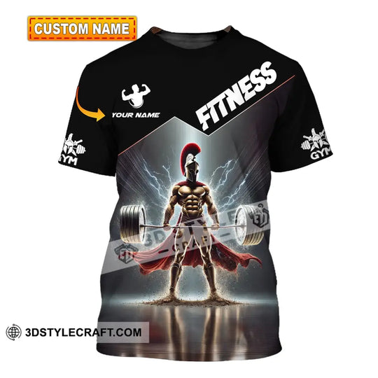 Unisex Shirt, Custom Name Fitness Shirt, Work Out Long Sleeve, Gym Shirt style option 1