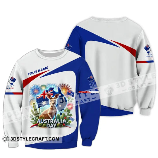 Unisex Shirt, Custom Name Shirt for Australia Lover, Australia T-Shirt Hoodie Long Sleeve Shirt style option 4