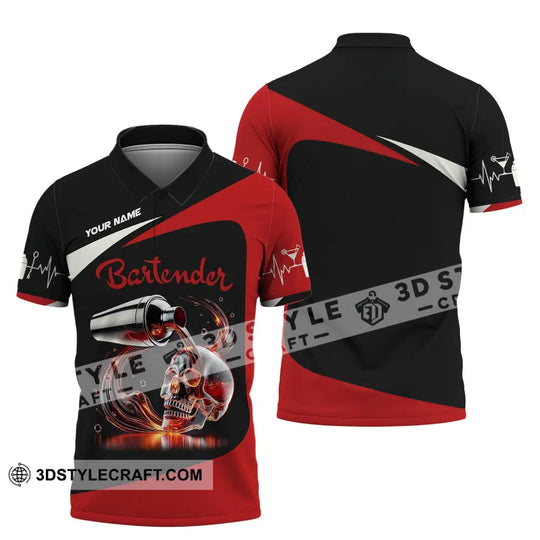 Unisex Shirt, Custom Name Shirt for Bartender, Bartender T-Shirt Hoodie Long Sleeve Shirt style option 4