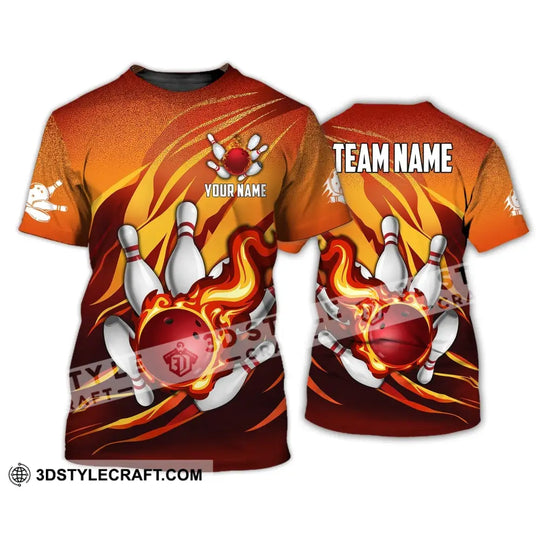 Unisex Shirt, Custom Name Shirt for Bowling Lover, Bowling Shirt, Bowling Hoodie Shirt Polo Long Sleeve style option 2