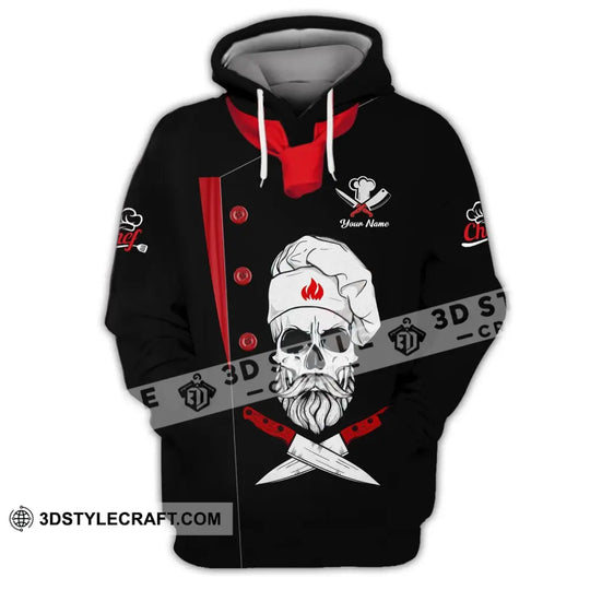 Unisex Shirt - Custom Name Shirt For Chef - Skullcap Chef style option 3