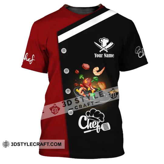 Unisex Shirt, Custom Name Shirt for Chef, Chef T-shirt, Chef Apparel style option 2