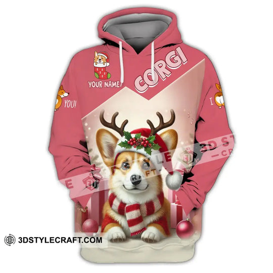 Unisex Shirt - Custom Name Shirt For Corgi Lover style option 4