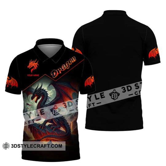 Unisex Shirt, Custom Name Shirt for Dragon Lover, Dragon T-Shirt Hoodie Long Sleeve Shirt style option 3