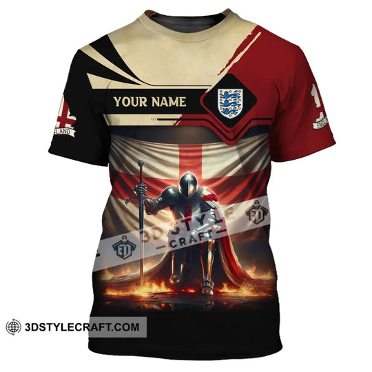 Unisex Shirt, Custom Name Shirt for England Lover, England T-Shirt Hoodie Long Sleeve Shirt style option 2