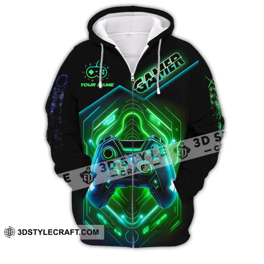 Unisex Shirt, Custom Name Shirt for Gamers, Gamer T-shirt, Gift for Game Lover style option 4