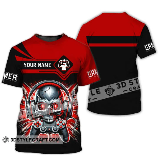 Unisex Shirt, Custom Name Gamer Polo Shirt, Gaming Club T-Shirt, Gamer Shirt style option 4
