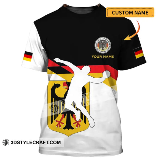 Unisex Shirt - Custom Name Shirt - Germany Handball Shirt style option 1
