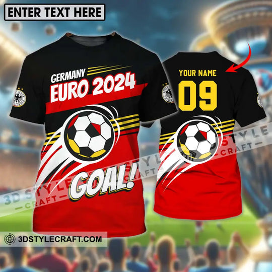 Unisex Shirt - Custom Name Shirt, Germany National Team Euro 2024 Goal! style option 1