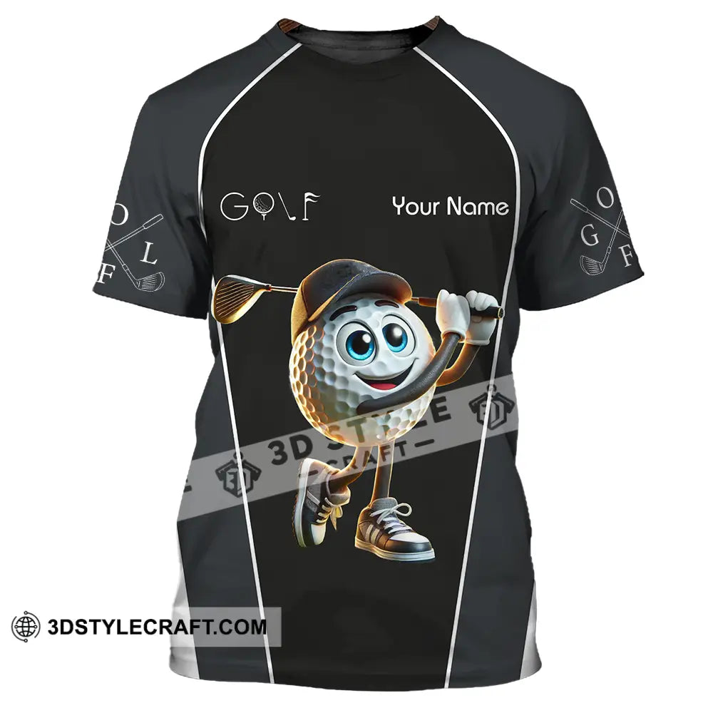 Unisex Shirt - Custom Name Golf T-Shirt / S T-Shirt