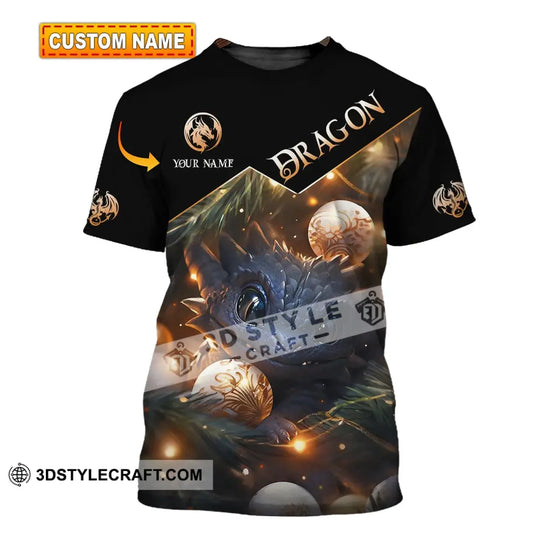 Unisex Shirt - Custom Name Growing Dragon Shirt style option 1