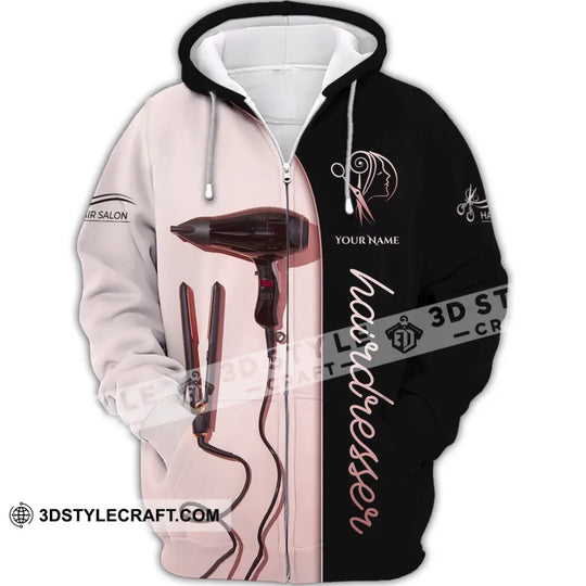 Unisex Shirt, Custom Name Hairdresser Shirt, Baber Shop T-Shirt, Hairstylist Polo Long Sleeve style option 3