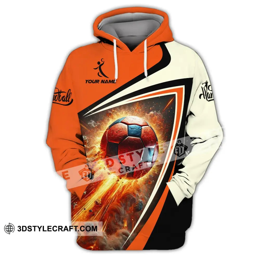 Unisex Shirt Custom Name Handball Love T-Shirt Hoodie / S T-Shirt