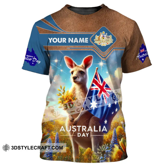 Unisex Shirt, Custom Name Happy Australia Day Shirt, Australia Lover Gift style option 2