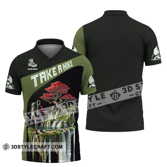 Unisex Shirt, Custom Name Hiking Shirt, Hiking Lover Gift style option 4