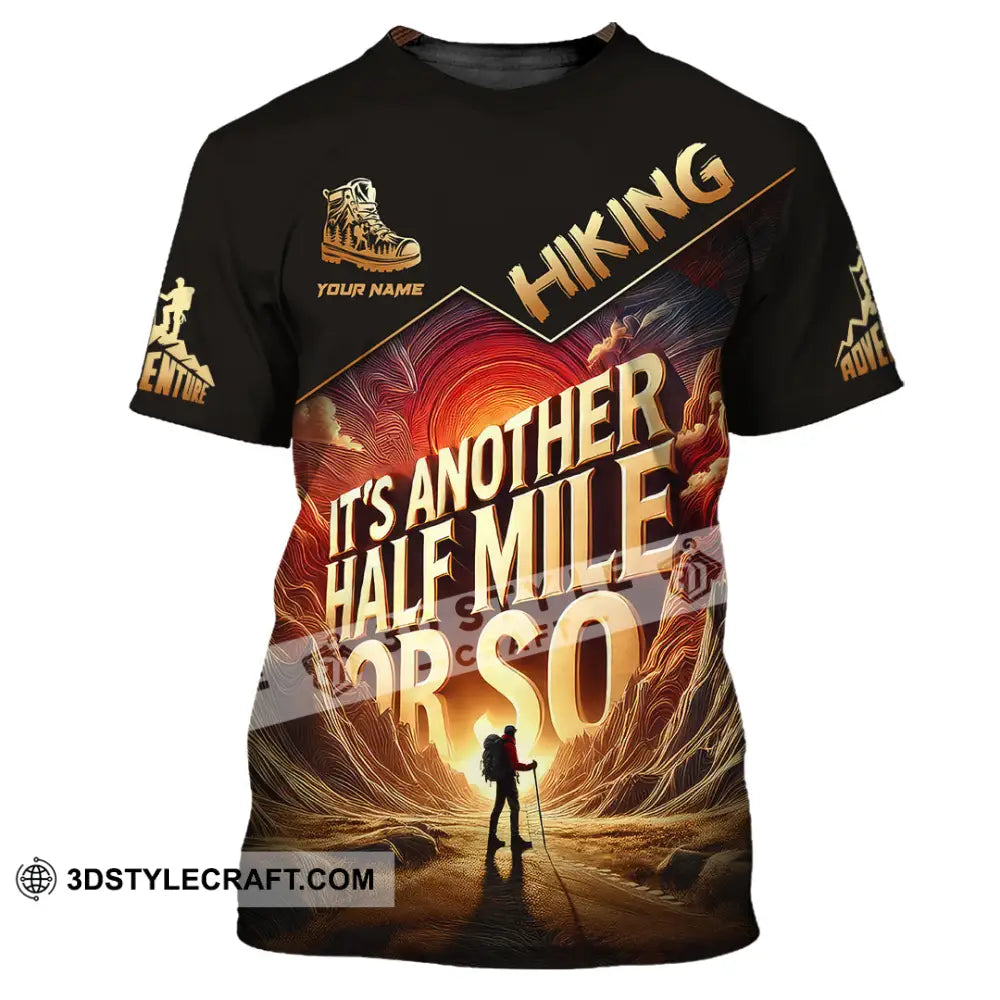 Unisex Shirt Custom Name Hiking Lover Gift T-Shirt / S T-Shirt