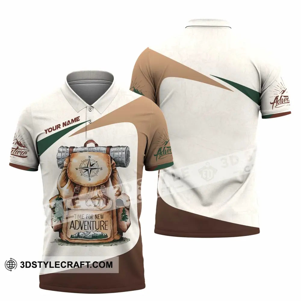 Unisex Shirt Custom Name Hiking Polo Long Sleeve / S T-Shirt