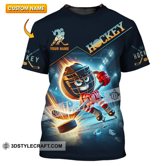 Unisex Shirt - Custom Name Shirt Hockey style option 1
