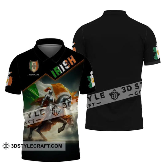 Unisex Shirt, Custom Name Irish T-Shirt, Ireland Hoodie Polo Shirt, Gift for Ireland Lover style option 4
