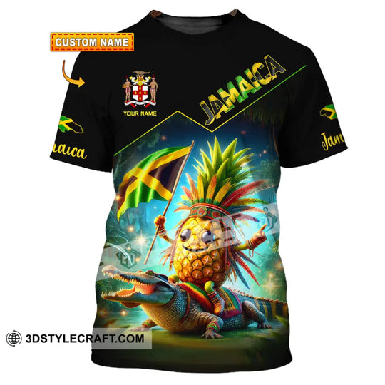 Unisex Shirt, Custom Name Jamaica Shirt, Gift for Jamaica Lover style option 1