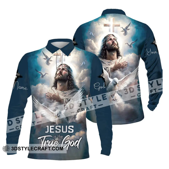 Unisex Shirt - Custom Name Jesus Is The True God Shirt style option 3