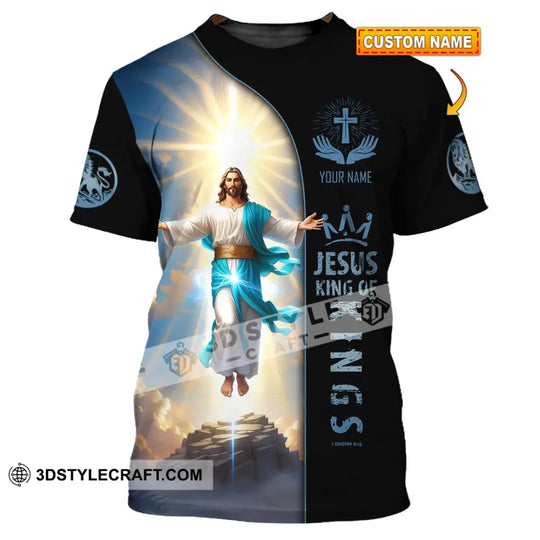 Unisex Shirt - Custom Name Shirt Jesus King Of King style option 1