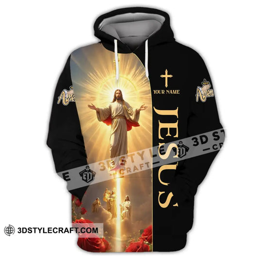 Unisex Shirt - Custom Name Jesus Light Shirt style option 2